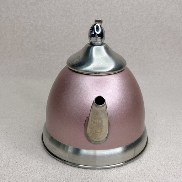 Creative Home Matte Metal Teapot-Pink-Homewares-Kitchen-Housewares-Cottagecore - Picture 3 of 12